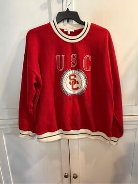 Only worn once. USC Trojans Red Crewneck Sweatshirt